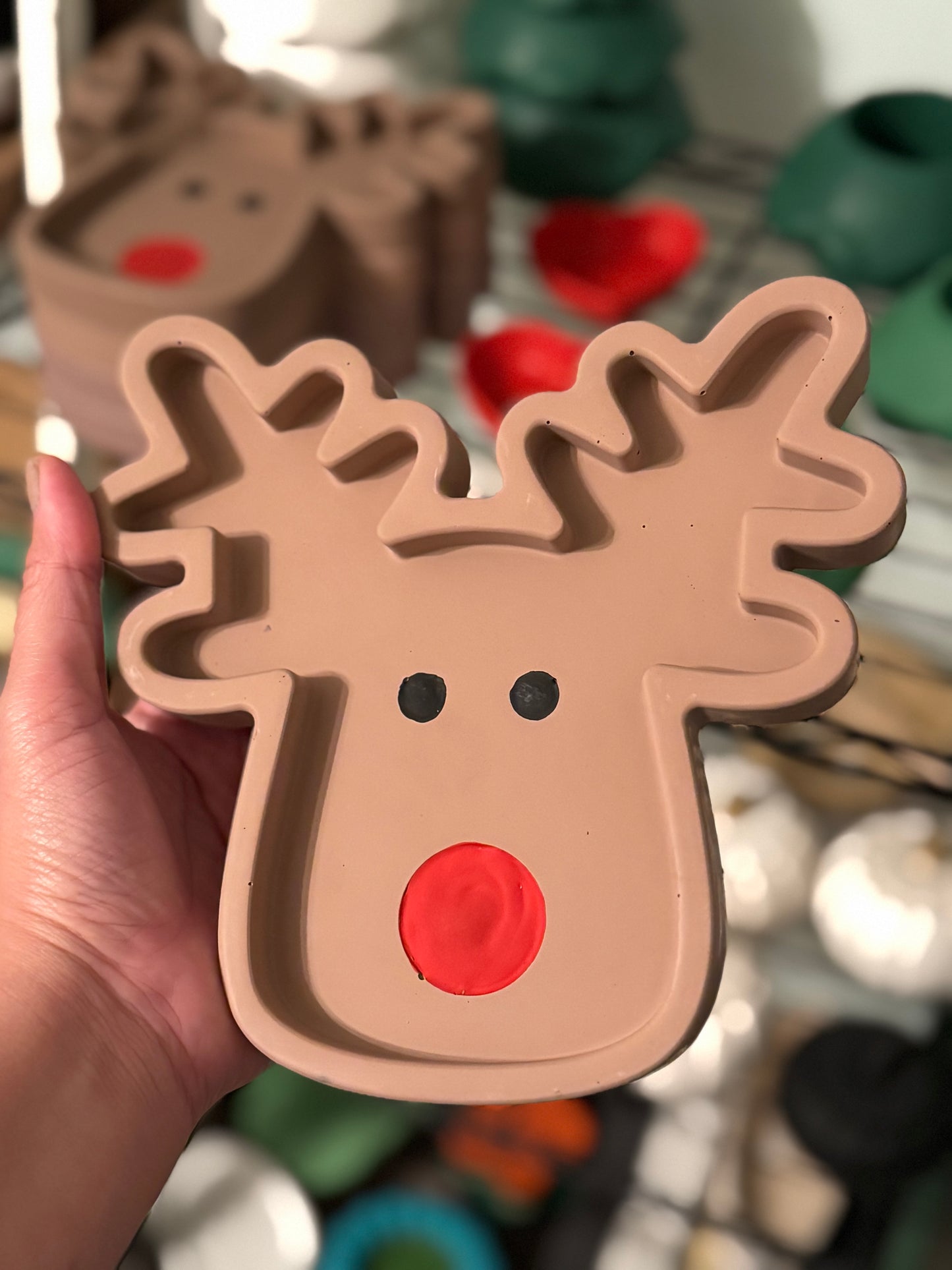 Red-Nosed Reindeer Tray