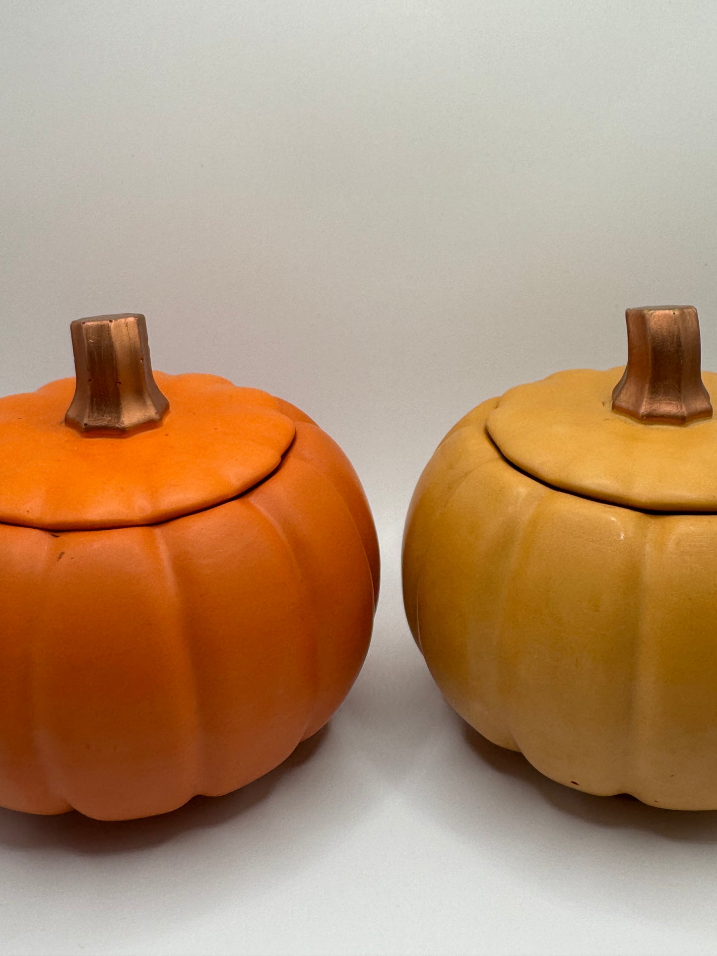 Refillable Pumpkin Candles - Scented (Pumpkin Spice Latte)
