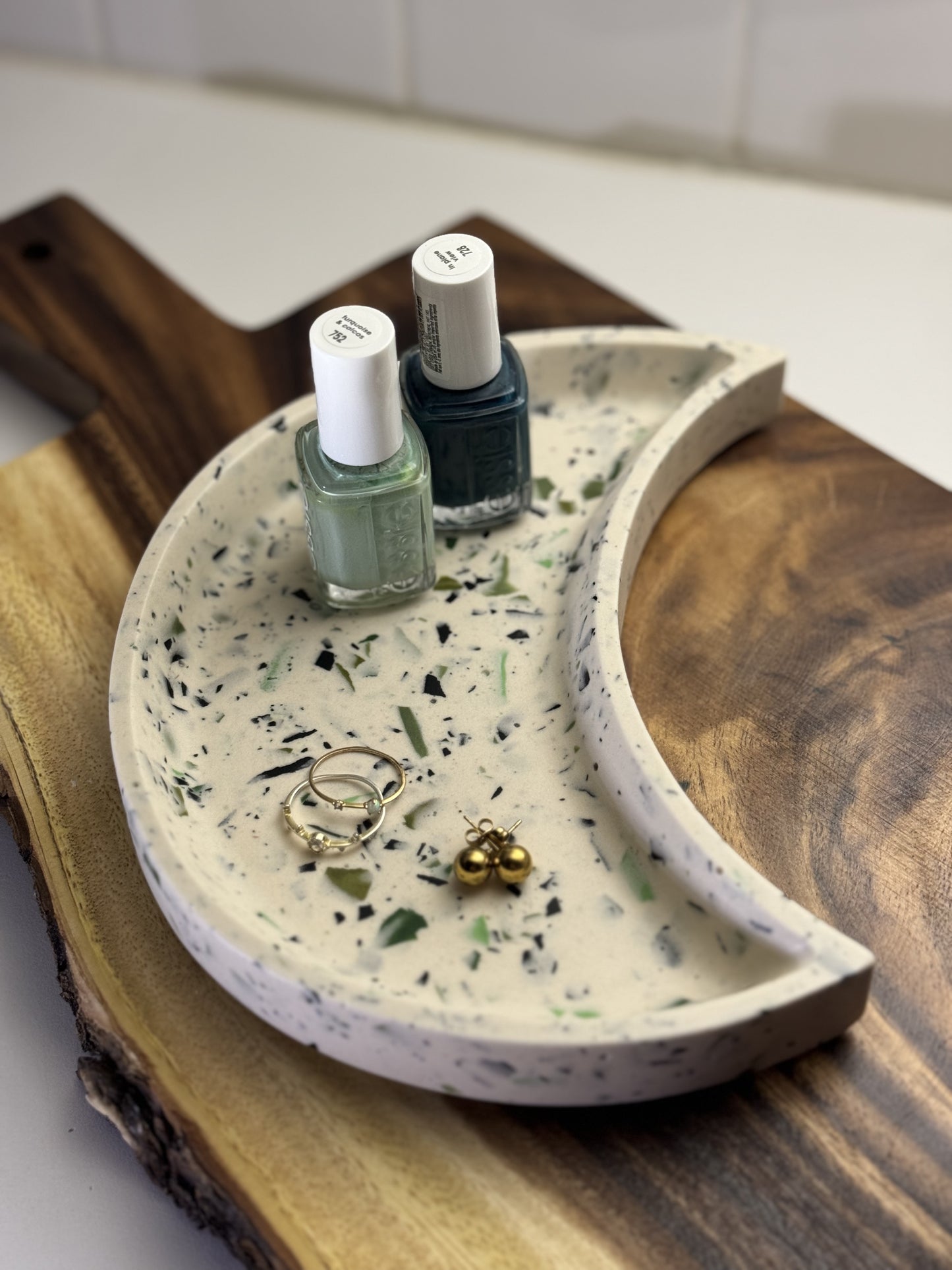 Terrazo Moon Trays