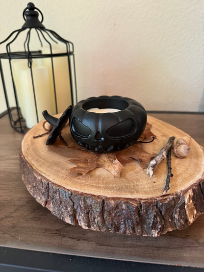 Spooky Jack-O-Lantern Candle
